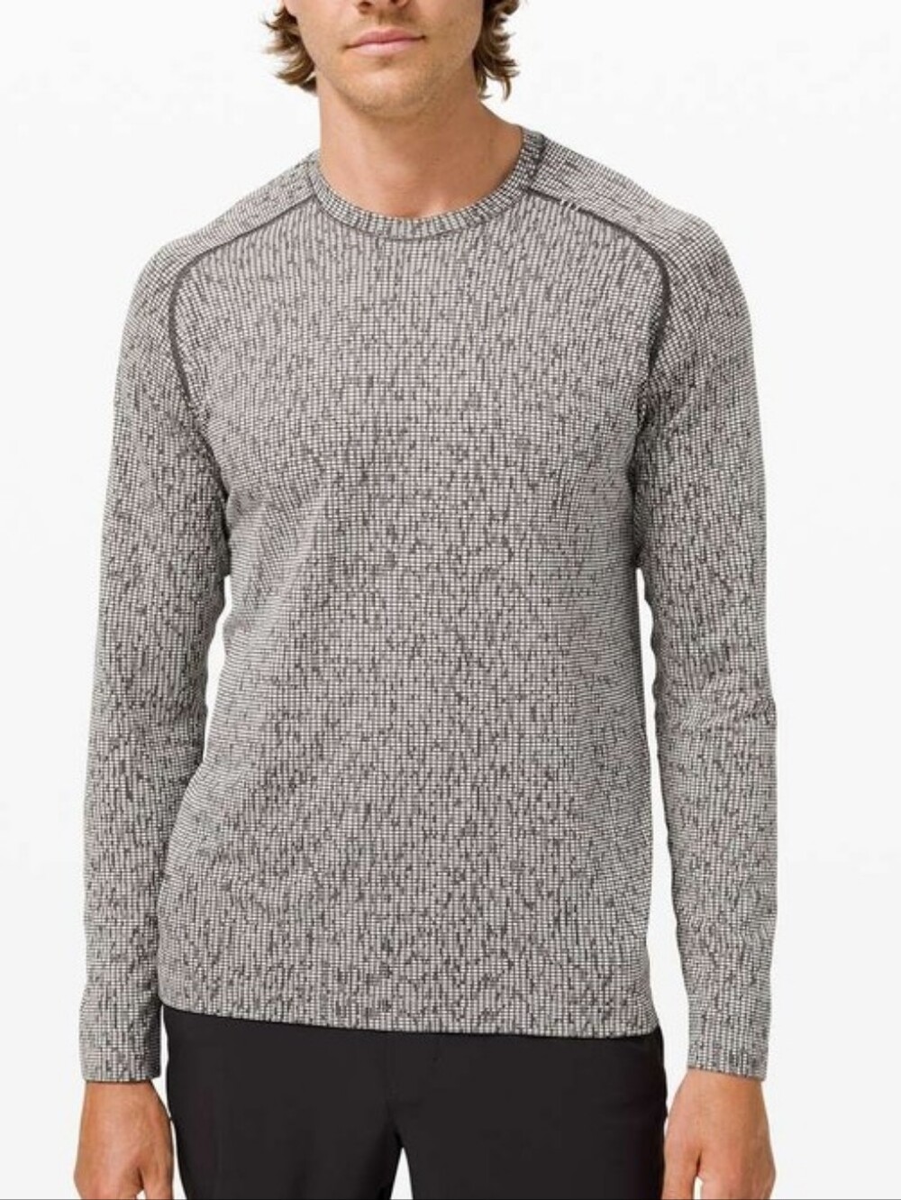 Lululemon Metal Vent Tech Long Sleeve 2.0 Medium Space Code Graphite Grey/Vapor